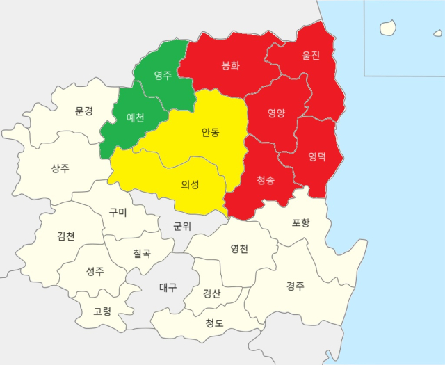 경북 국회의원 지역 선거구안 아이디어.