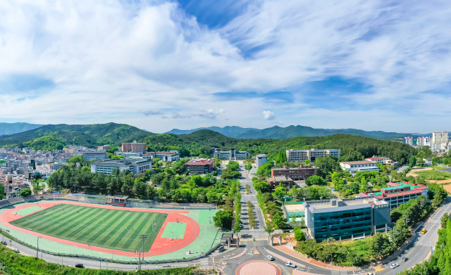 경북 경주 소재 동국대 와이즈캠퍼스. 동국대 제공