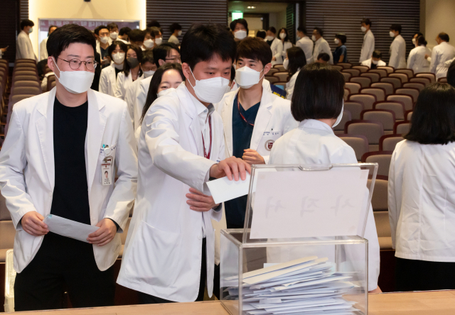 25일 오전 서울 고려대학교 안암병원에서 열린 