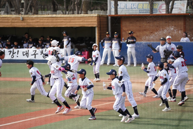 본리초등학교 야구부가 대구예선을 통해 제53회 전국소년체전 본선에 진출했다. 본리초 제공