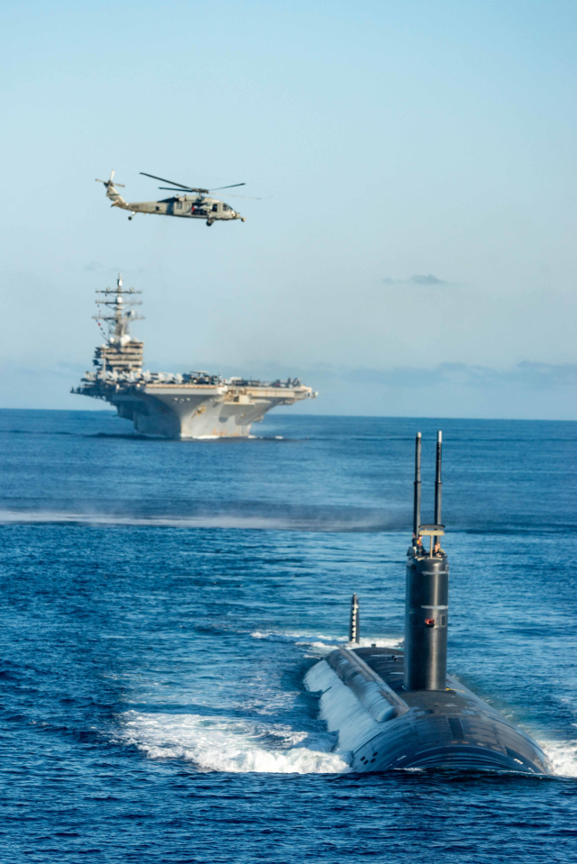 2020년 9월30일 독도에서 동쪽으로150㎞ 정도 떨어진 공해상에서 한미일 3국이 참여한 대잠수함전 훈련