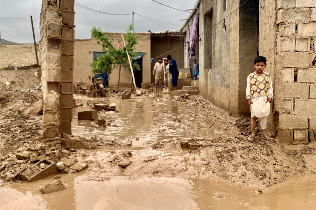 아프가니스탄 홍수. 로이터=연합뉴스