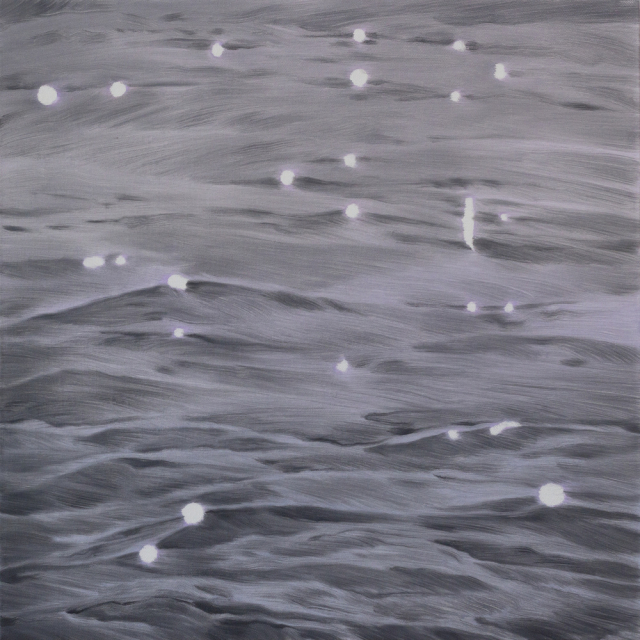 강유정, 물의 모양II(Shapes of Water II), 2022, Oil on canvas, 45.5x45.5cm