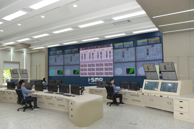 한국수력원자력이 중앙연구원에 구축한 i-SMR 시뮬레이터 모습. 한국수력원자력 제공