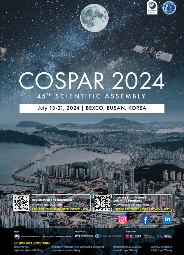 COSPAR 2024 공식포스터. [사진=부산시]