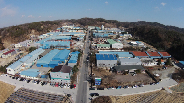 영주시 장수농공단지 전경. 영주시 제공