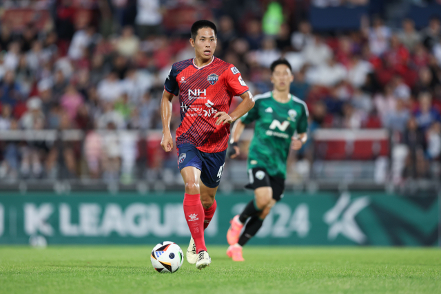 김천 상무 맹성웅 선수. 한국프로축구연맹 제공