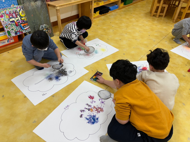 대구 시내 한 유치원에서 유아들이 체험 활동에 참가한 모습. 대구시교육청 제공