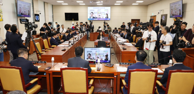 9일 오전 열린 국회 과학기술정보방송통신위원회의 