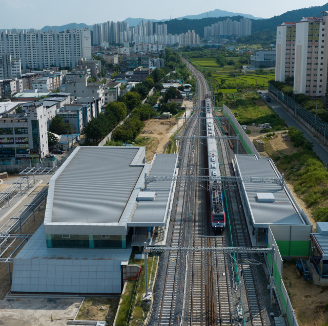 21일 대구권 광역철도의 신규 역사인 