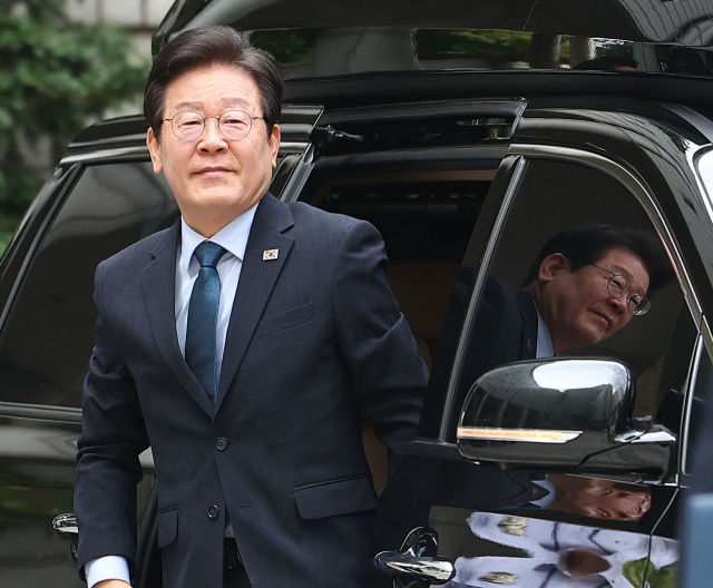 더불어민주당 이재명 대표가 지난달 20일 오전 서울 서초구 서울중앙지법에서 열린 