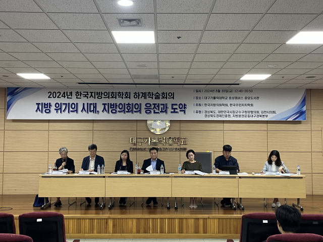 2024 한국지방의회학회 하계 학술대회. 한국지방의회학회 제공.