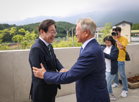 이재명, 文 만난 뒤 