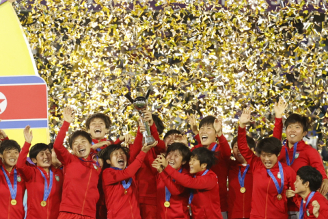 북한 여자축구, U-20 월드컵 세번째 우승 