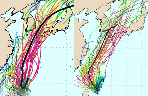 태풍 제비 또는 끄라톤, 10월초 제주도→대한해협·부산행 전망