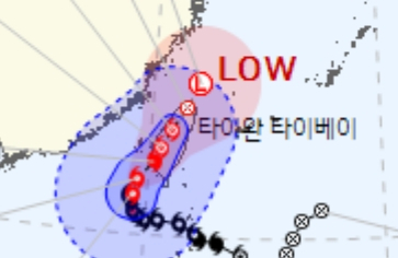 태풍 끄라톤 한국 안 온다, 대만 북동쪽서 소멸 전망…기상청 