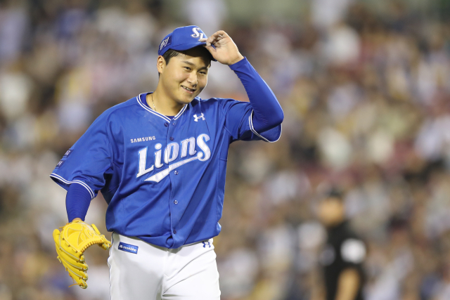 삼성 라이온즈의 좌완 투수 이승현. 삼성 제공