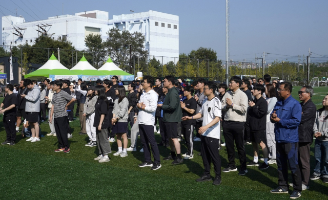 지난 12일 대구 수성구 수성제2구민운동장에서 