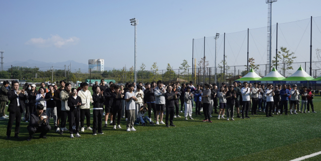 지난 12일 대구 수성구 수성제2구민운동장에서 