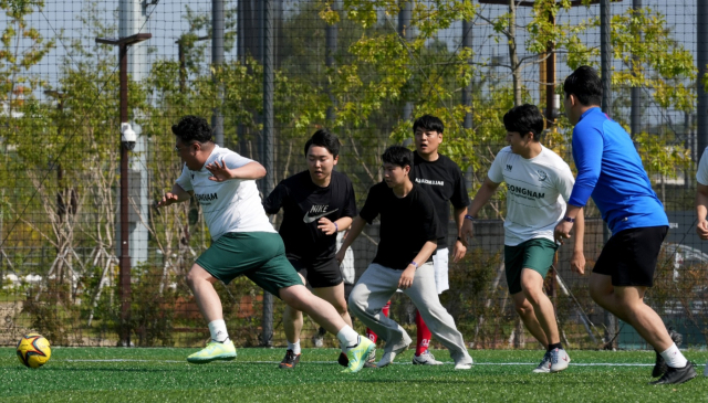 지난 12일 대구 수성구 수성제2구민운동장에서 