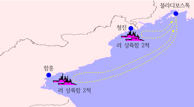 국가정보원은 북한이 지난 8일부터 러시아 파병을 위한 특수부대 병력 이동을 시작했다고 밝히며 위성 사진 등 관련 자료를 18일 공개했다. 국정원은 