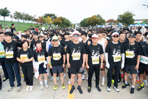 구미시민 5천명, 내년 아시아육상경기 성공 기원하며 뛰었다