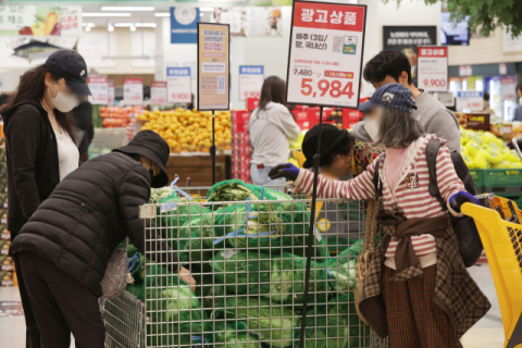 배춧값 3100원대로…한달전보다 64% 하락