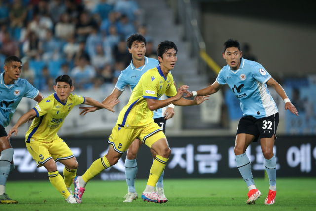 지난 8월 31일 대구FC와 인천유나이티드와의 경기 모습. 한국프로축구연맹 제공