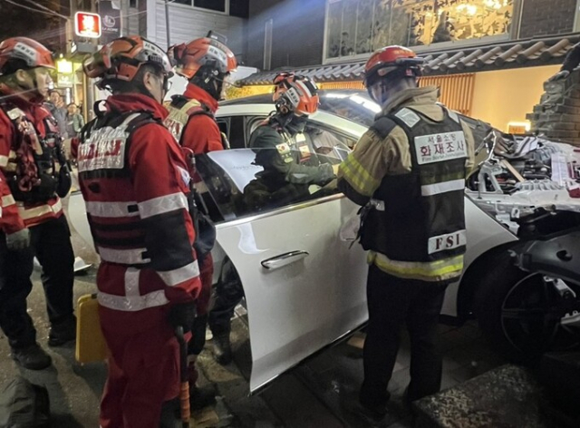 사고 현장. 서울강남소방서 제공.