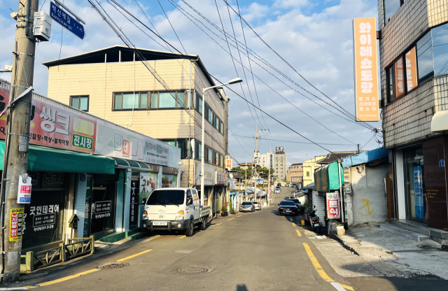 영천시가 청년창업 특화거리 조성을 추진하는 백신애길 모습. 영천시 제공