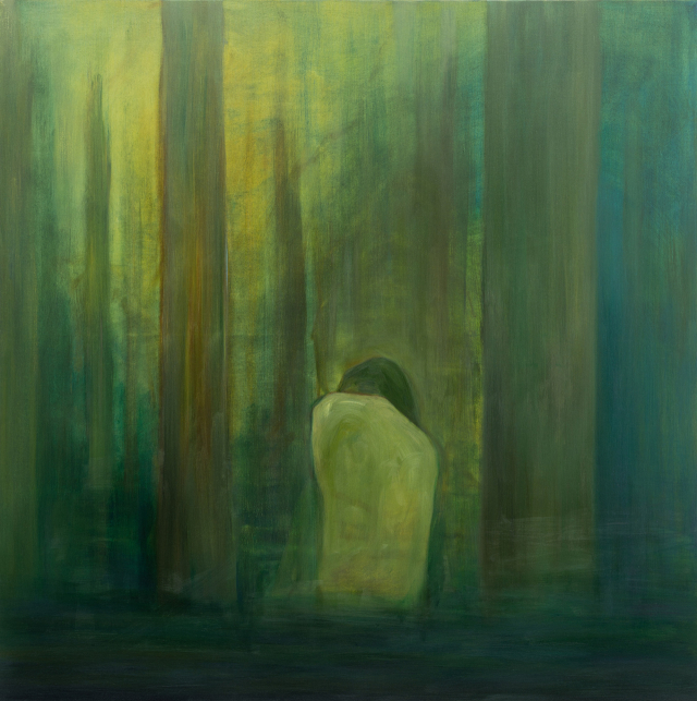 이연주, 여전히, 112.1x112.1cm, oil on canvas, 2022