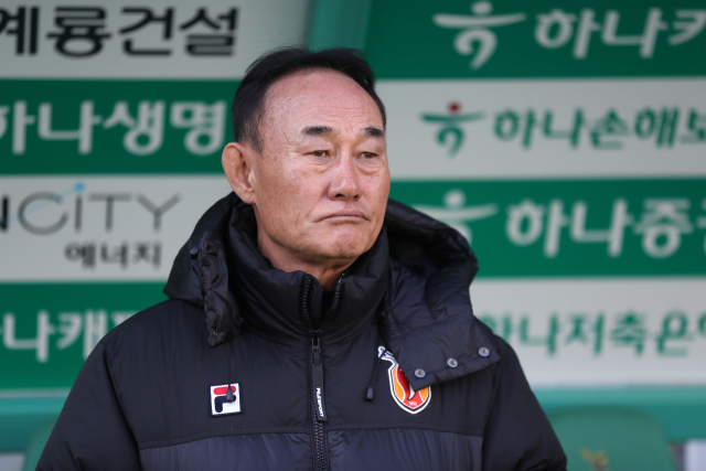 김학범 제주유나이티드 감독. 한국프로축구연맹 제공