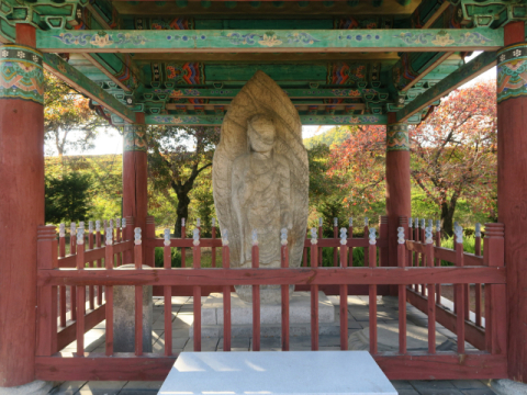 국가유산청, '영주동 석조여래입상' 소재지 이전 조건부 허가