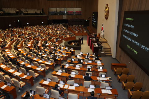 초유의 野 단독 4.1조 감액 예산안 통과…與 