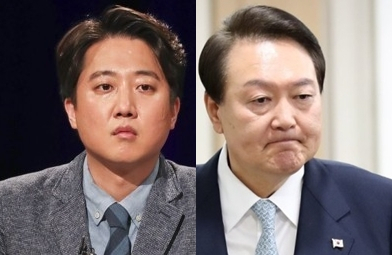 이준석 개혁신당 국회의원, 윤석열 대통령. 연합뉴스