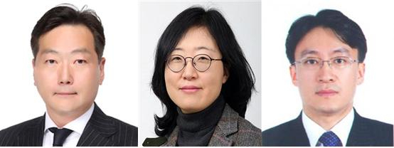 왼쪽부터백준영 지역성장부문장, 신혜숙 혁신성장금융부문장, 안성진 심사평가부문장. KDB산업은행 제공.