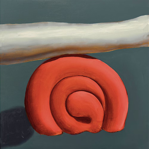 미첼 페레즈 폴로(MICHEL PÉREZ POLLO), Un Otoño XVI, Signed and dated verso oil on Linen, 70x70cm, 2023