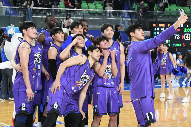 대구 한국가스공사 페가수스 선수단. KBL 제공