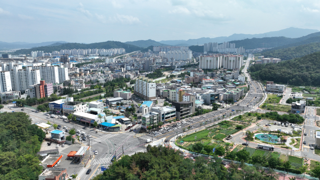 경북 구미 사곡오거리 전경. 구미시 제공