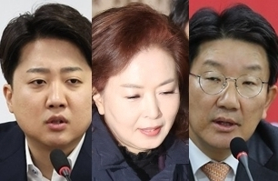 이준석, 김민전, 권성동. 연합뉴스