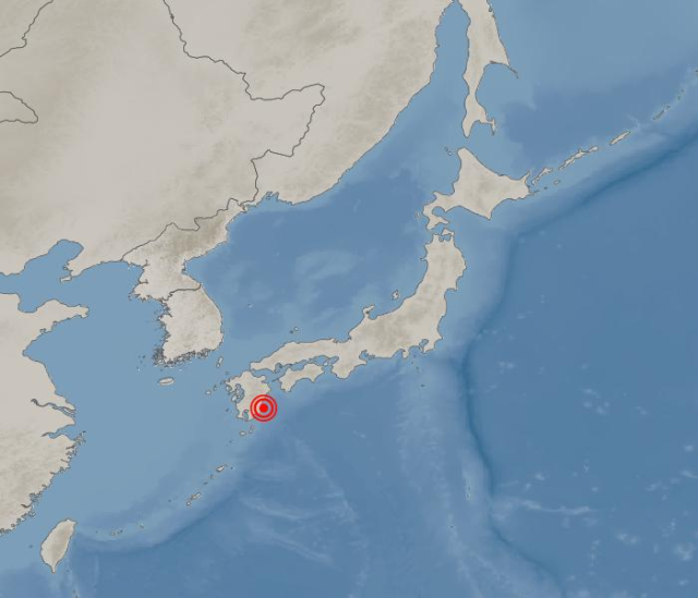 13일 오후 9시 19분 0초쯤 일본 미야자키현 미야자키시 남동쪽 22km 해역에서 규모 6.9의 지진이 발생했다. 기상청