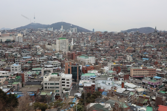 서울 용산구 한남4구역 일대. 연합뉴스.