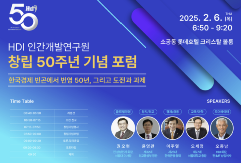 박준희 아이넷방송 회장, HDI 인간개발연구원 창립 50주년 포럼 참석