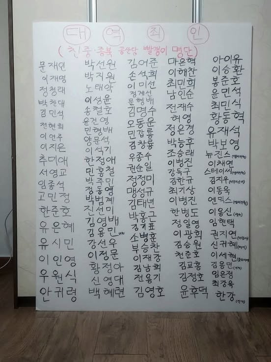 뉴진스·아이유·한강…온라인 '빨갱이 명단' 글 논란