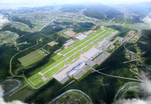 대구경북신공항 민간공항 조감도. 국토교통부 제공