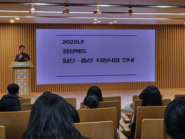 20일 경북도청에서 열린 임신·출산 지원사업 설명회. 경북도 제공DB