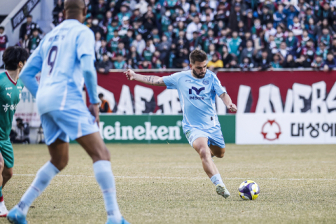 경기 시작 10분 만에 2실점…대구FC 시즌 첫 패배