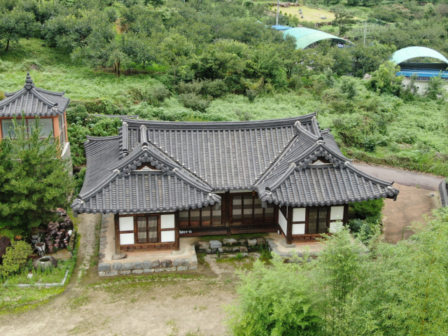 하동 최참판댁 한옥호텔 지리채.