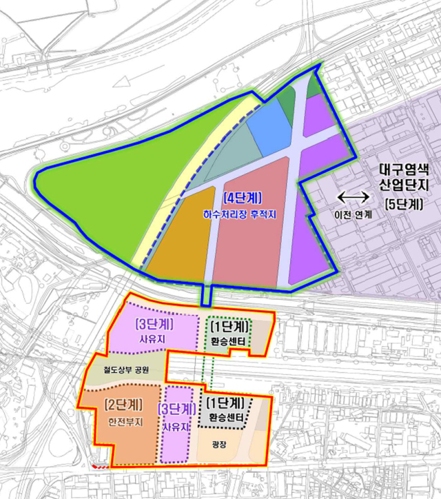 서대구 하수처리장 통합지하화 조감도