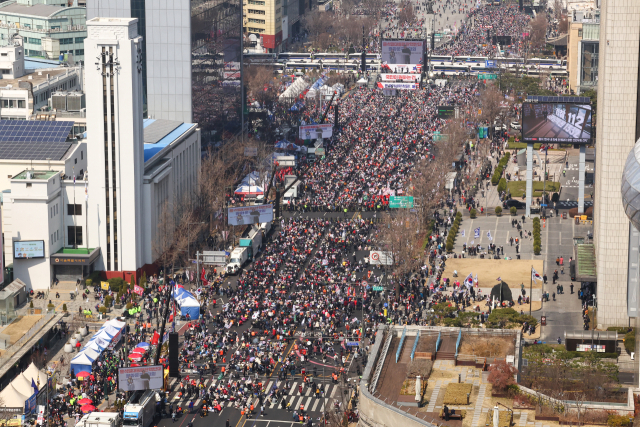 지난 22일 서울 중구 세종대로에서 